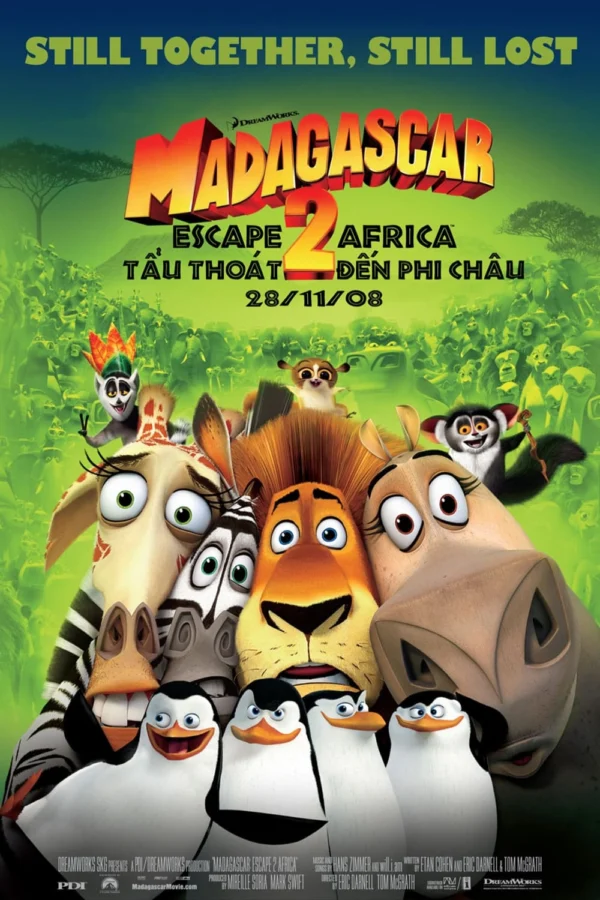 Madagascar 2: Tẩu Thoát Đến Châu Phi - SubNhanh