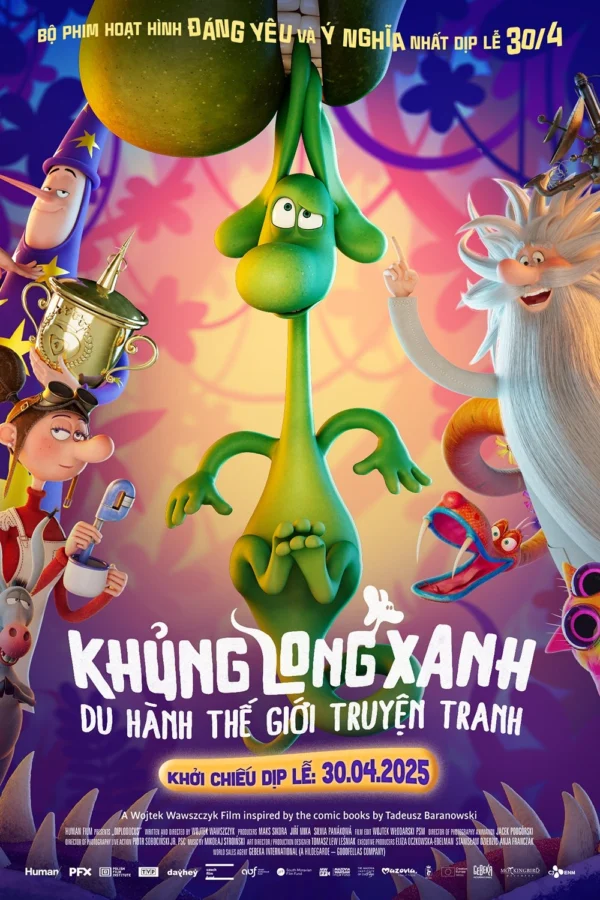Khủng Long Xanh Du Hành Thế Giới Truyện Tranh - The Green Dinosaur (2024) Khủng Long Xanh Du Hành Thế Giới Truyện Tranh - The Green Dinosaur (2024)